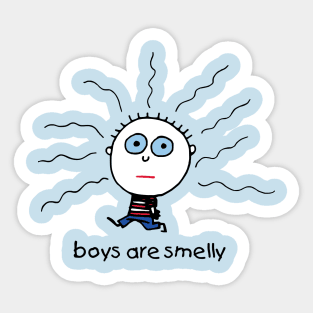 Boys Are Smelly Sticker